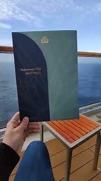 Cunard Room Service Menu and Examples of Food. Cunard Cruises Queen Victoria room service food.