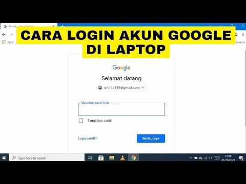 Cara Memasukan Akun Google di Laptop