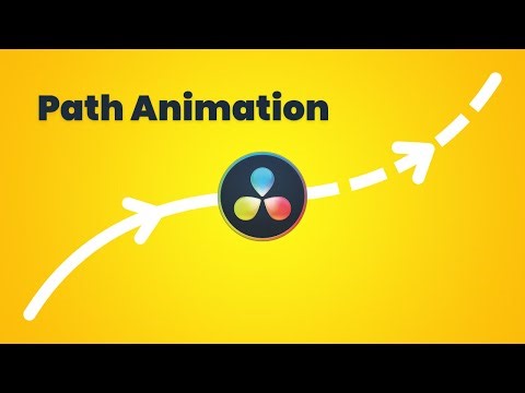 How To Animate Objects Along a PATH In Davinci Resolve