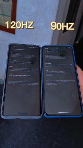 120Hz vs 90Hz Display