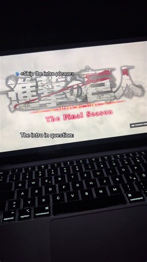 Could never skip this intro #mywar #attackontitan #opening #english #foryoupage