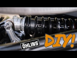 How to Install Ohlins Rear Motorcycle Shock | Triumph Bobber