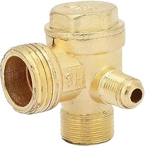 Air compressor Check Valve£¬1/2" 3/8" Zinc Alloy Three-way Unidirectional Check Valve Connect Pipe Fittings Air compressor Check Valve
