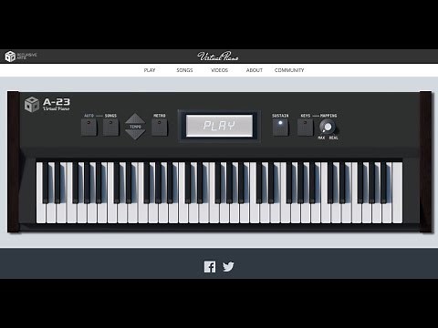 Como tocar el piano virtual🎹 en tu PC o computadora💻