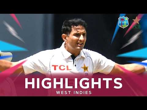 Mohammad Abbas Key Wickets | Highlights | West Indies v Pakistan | 1st Test Day 1