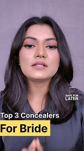 Top 3 concealers for bride......save for later.....@janvi_makeup_art @blush_beautyapp #bride #concealers #makeup #beauty #Tutorial #makeuptutorials | janvi_makeup_art