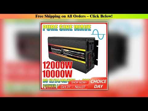12000W/10000W Pure Sine Wave Power Inverter LED Display Power Inverter Transformer