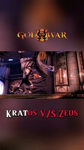 Kratos V/S Zeus 🥵 | GOW-III #godofwar #kratos #zeus #ps4pro