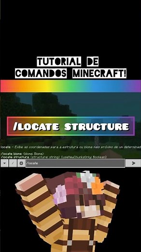 🦋MINECRAFT BEDROCK: COMANDO /LOCATE STRUCTURE🌻