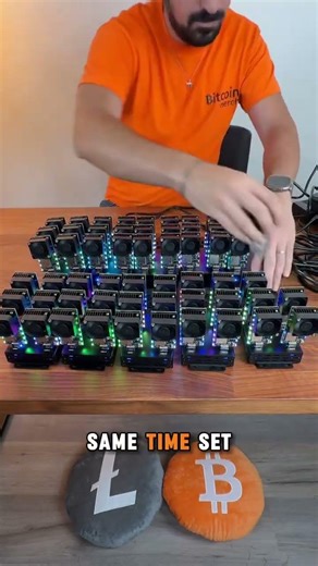 I set up 60 USB Bitcoin miners!