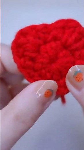 Crochet Strawberry Appliqué 🍓 Quick & Easy Tutorial