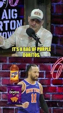 AMERICA'S NEW BREAKFAST OF CHAMPIONS BROUGHT TO YOU BY JALEN BRUNSON! #NBA #Knicks #Shorts