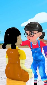 192K views · 1.6K reactions | Scary Teacher 3D vs Squid Game Become Doctor Help Doll Bee Sting Treatment #shortsvideo | SCR Family | Facebook