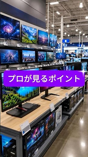 【失敗しない】モニターの選び方🖥️ サイズ・パネル・解像度を解説🐳✨ #shorts #くじらや #中古パソコン #モニター選び