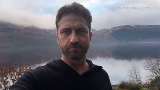 'Ach! It's good to be home:' Gerard Butler is back in Scotland