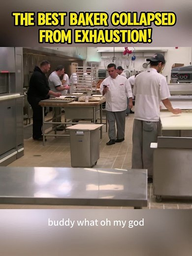 Exhausted Baker's Collapse - A Cake Boss Story