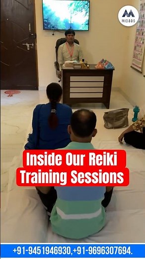 Inside Our Reiki Training Session 🧘‍♂️ | Learn Reiki Online & Offline #reikitraining #insideout