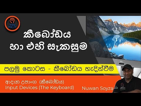 Sinhala Computer Lesson - |The Keyboard | Keyboard Introduction)
