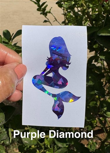 Mermaid Sitting Vinyl Car/truck Window Decal, Siren Girl Beach Ocean Decor, Tumbler, Laptop - Etsy