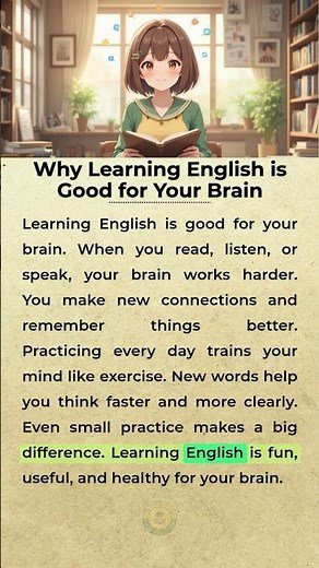 Train Your Brain with English Every Day 🧠| English Reading and Listening Practice #Englishpractice