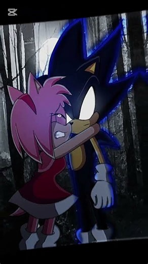 Dark Sonic and Amy Rose🖤🥀 #DarkSonic#AmyRose#Edit