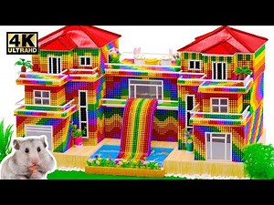 How To Build House In Minecraft For Hamster From LEGO, Magnetic Balls