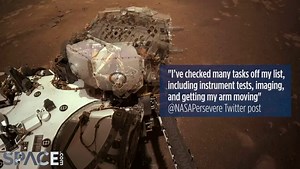 Perseverance rover flexes its arm on Mars for the 1st time