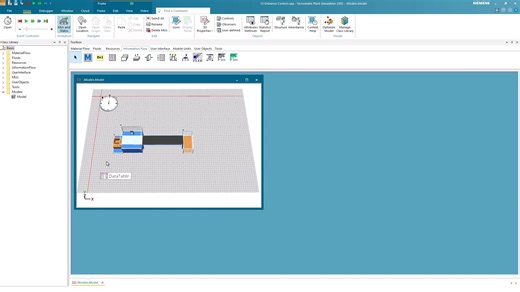 Plant Simulation 13 - introduction to Simtalk via entrance control(simtalk入口控制)