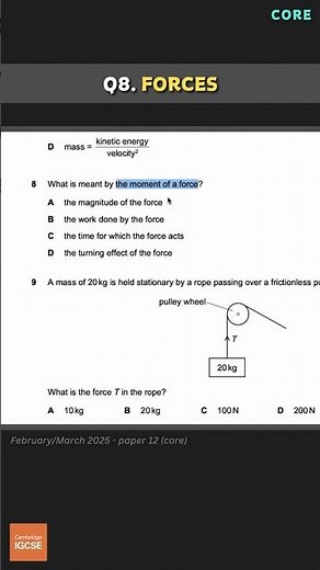 IGCSE Physics - Multiple Choice (exams from 2026) #physics #exams #revision