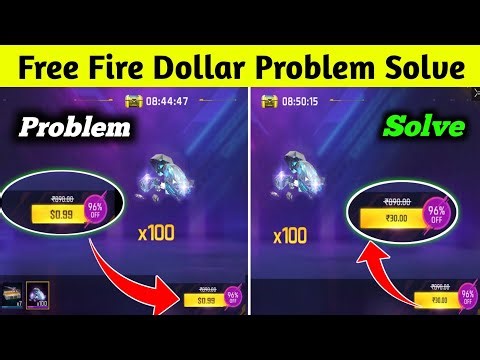 Free fire dollar problem Solve 2025 | free fire airdrop dollar problem