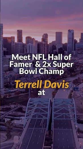 Terrell Davis is more than a Super Bowl Champion and a Hall of Fame runner back