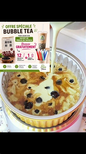 Recette de bubble tea maison avec perles de tapioca