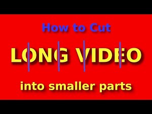 How to cut Long Video into Small Parts in Kdenlive