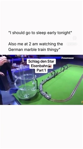 German marble train but make it ADHD #adhdhumor #relatable