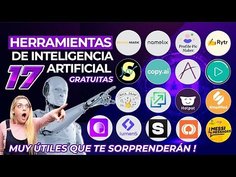 17 HERRAMIENTAS increíbles de IA GRATUITAS que te sorprenderán! Gratis y Freemium ✅🤖