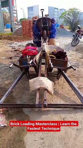 Brick Loading Masterclass | Learn the Fastest Technique#construction #ytshorts #shortvideo #shorts