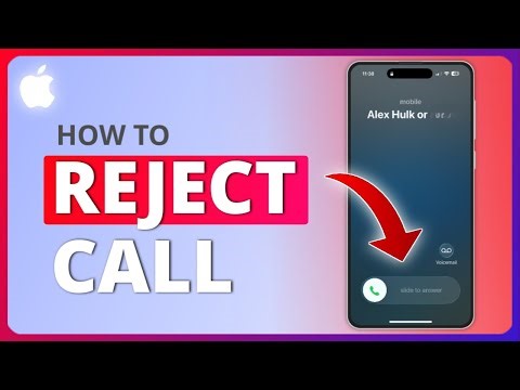 How to Reject Calls on iPhone (Locked Screen) | Decline Calls on iPhone Without Unlocking