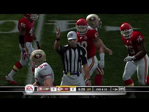 Madden NFL 11 Gameplay - Franchise mode - San Francisco 49ers vs Kansas City Chiefs