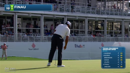 Tony Finau | Round 1 | 18th hole | Shot 5 | 2026 Houston Open