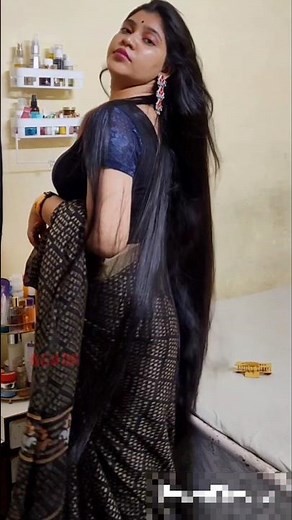 Best Long Hair Play by Beautiful Long Hair Indian Women Part 1