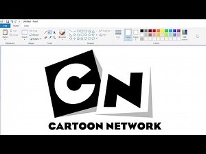 How to draw the Cartoon Network logo using MS Paint | How to draw on your computer
