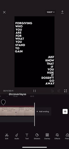 free overlay | just know that if you hide, it doesn’t go away.<3 | #foryoupage #fyp #overlay