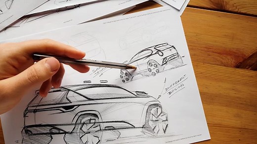 如何像一个汽车设计师一样设计汽车（附sketch模板）