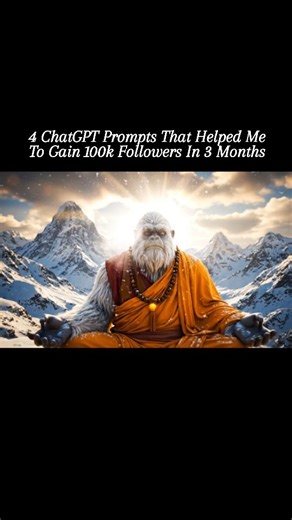 Prompts 👇 1. REELS ENGAGEMENT Prompt: “I’m looking to create 10 eye-catching reels on Instagram that gain new followers. Can you suggest creative ideas and themes for Reels that are likely to increase likes, comments, shares, and followers for [your niche/industry] and the current trends? 2. INSTAGRAM BIO OPTIMIZATION Prompt: “My Instagram bio needs to be more engaging and impactful. Can you help me draft a bio that encourages followers, highlights my uniqueness, and sparks curiosity? Include k