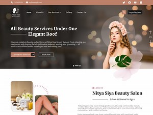Beauty Salon Website Design!