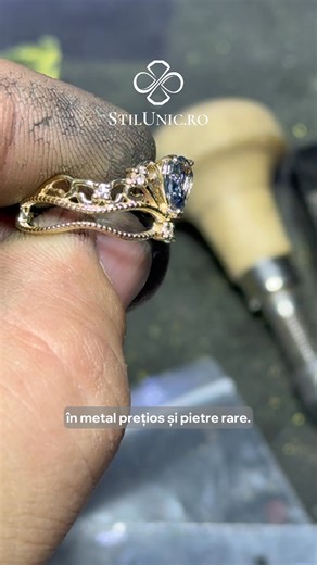 9.9K views · 256 reactions | Inelul-coroană cu safir regal – o...
