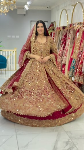 414K views · 20K reactions | EXTREMELY BEAUTIFUL AND MOST TRENDING BRIDAL OUTFIT MADE BY 7AATRANG BRIDAL朗❤️#7aatrang #bridal #partywear #birmingham #uk #edits #foryou #love #new #asianclothes | 7aatrang | Facebook