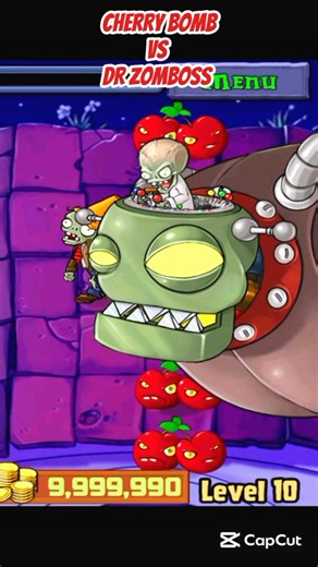 *CHERRY BOMB VS DR ZOMBOSS*#shorts #short #pvz #youtubeshorts #shortvideo #pvzfusion #gaming #games
