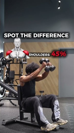 How to Actually Grow Your Shoulders Bigger Fast with Dumbbell front Raises. Training program in bio.