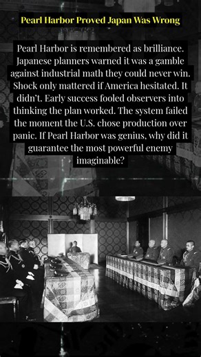 Pearl Harbor Proved Japan Was Wrong